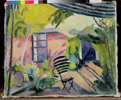 Der Garten des Künstlers in Monsegur von Mildred Bendall